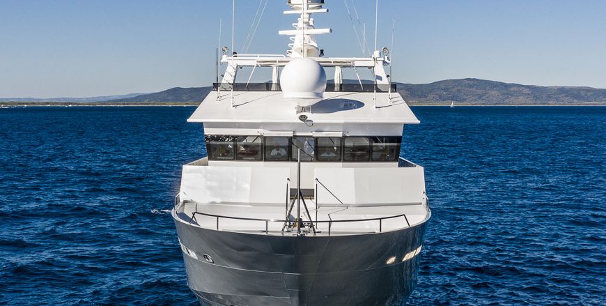 OUR WAY | 2005 120′ (36.8m) Explorer Motor Yacht from Australian shipyard Tenix Defence