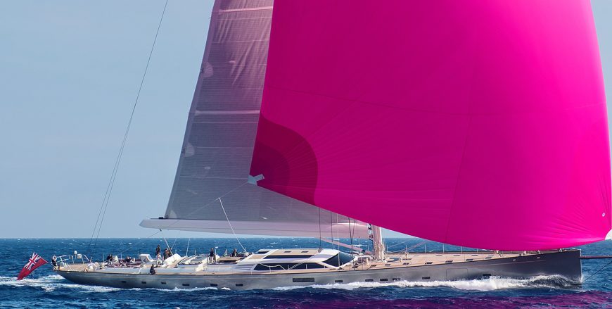 PINK GIN VI | 2017 54m (176ft) Carbon Fiber Sail Yacht from Finnish shipyard Baltic Yachts