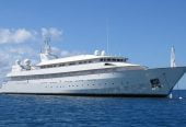 YAAKUN | 1987 214′ (65m) Classic Steel Motor Yacht from Italian shipyard Nicolini