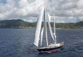 ELLLEN | 2001 132′ Steel Sail Yacht from Italian shipyard Perini Navi