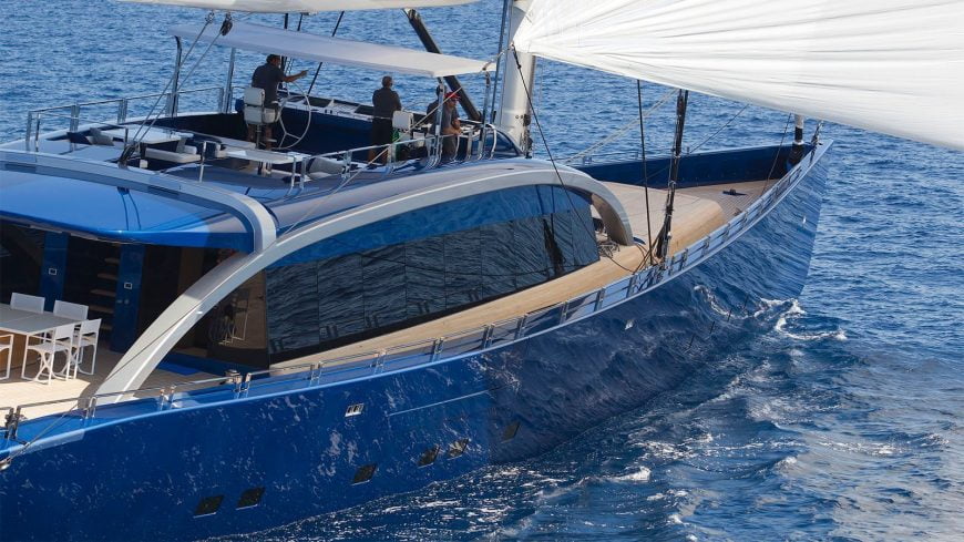 NATIVA | 2012 158’ Aluminium Sloop Sail Yacht from Italian shipyard Arzana Navi