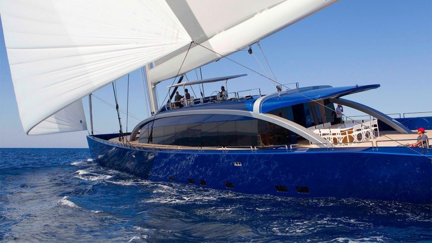 NATIVA | 2012 158’ Aluminium Sloop Sail Yacht from Italian shipyard Arzana Navi