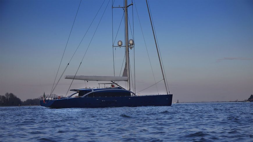 NATIVA | 2012 158’ Aluminium Sloop Sail Yacht from Italian shipyard Arzana Navi