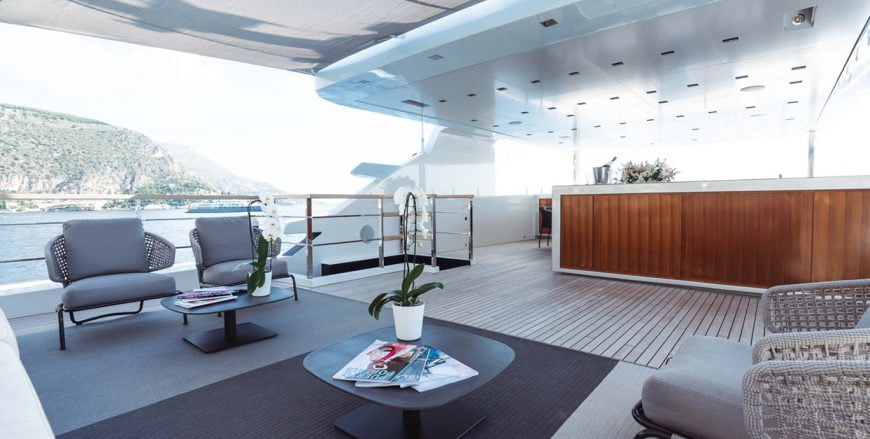 SAGE | 2017 130′ Luxury Aluminium Motor Yacht built by Italian shipyard Admiral Yachts