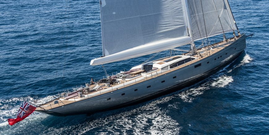 PINK GIN VI | 2017 54m (176ft) Carbon Fiber Sail Yacht from Finnish shipyard Baltic Yachts