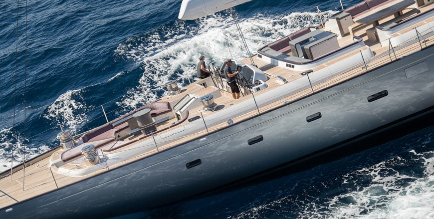 PINK GIN VI | 2017 54m (176ft) Carbon Fiber Sail Yacht from Finnish shipyard Baltic Yachts