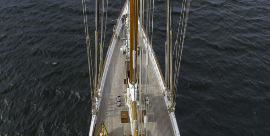 COLUMBIA | 2014 141′ Steel Sail Yacht from Central American shipyard Eastern Shipbuilding