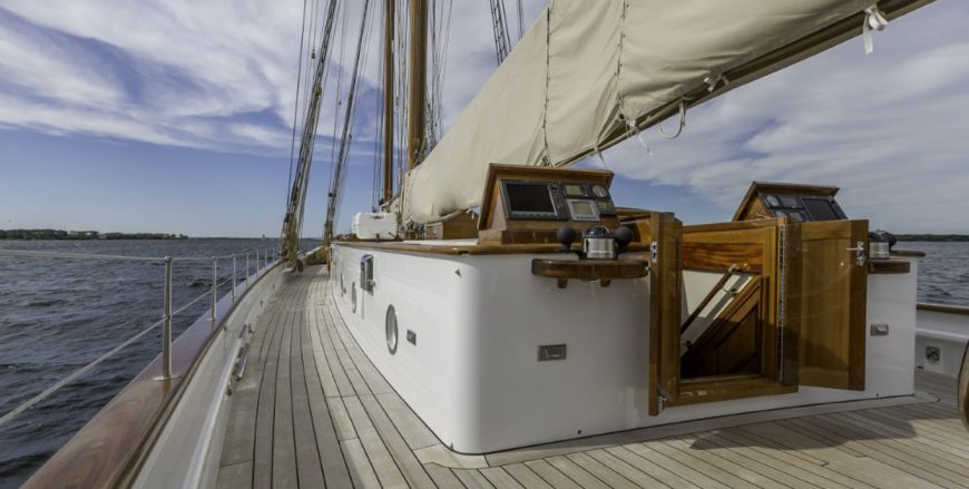 COLUMBIA | 2014 141′ Steel Sail Yacht from Central American shipyard Eastern Shipbuilding