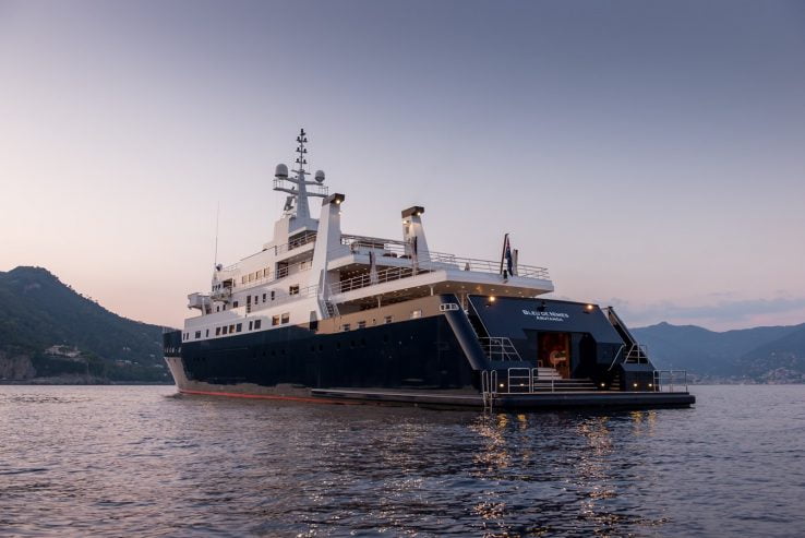 BLEU DE NÎMES | 1980 72,25m (237′1″) Steel Motor Yacht from British shipyard CLELANDS