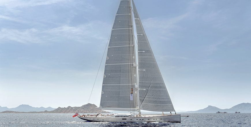 PINK GIN VI | 2017 54m (176ft) Carbon Fiber Sail Yacht from Finnish shipyard Baltic Yachts