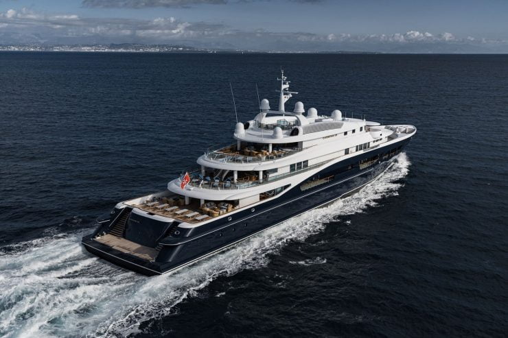 CARINTHIA VII | 2002 318ft Luxury Quad-Deck Steel Motor Yacht from German shipyard Lürssen