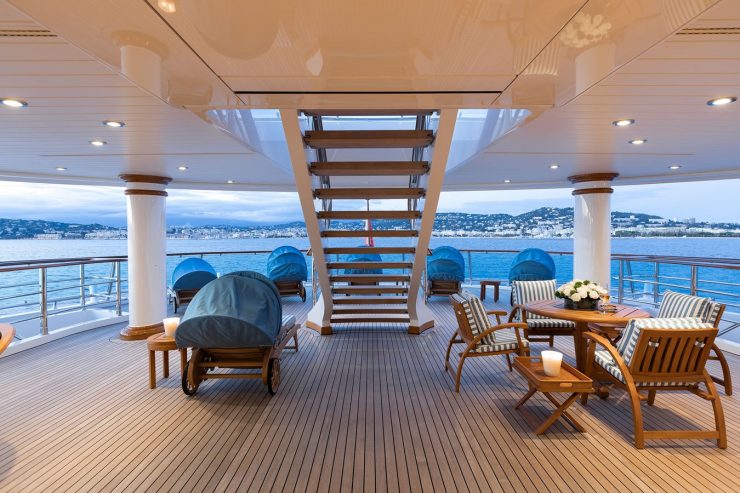 CARINTHIA VII | 2002 318ft Luxury Quad-Deck Steel Motor Yacht from German shipyard Lürssen