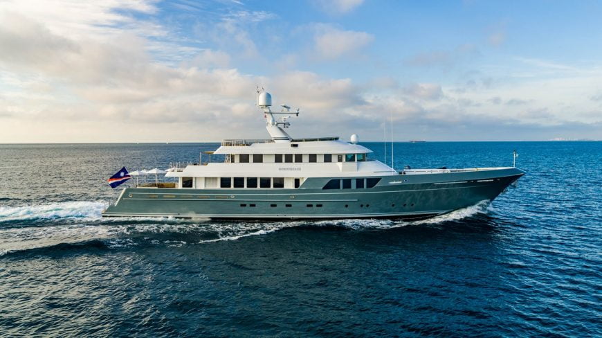 DOROTHEA III | 2007 147′ Ron Holland design Steel Explorer Motor Yacht from shipyard CHEOY LEE