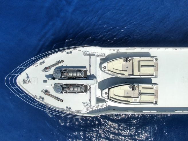 FAR FAR AWAY | 2012 46.5m (152′ 7″) Steel Explorer Motor Yacht from Brazilian shipyard INACE