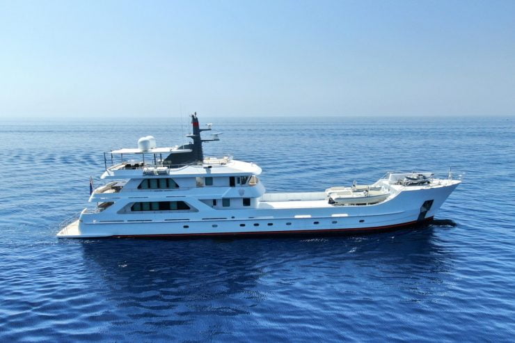 FAR FAR AWAY | 2012 46.5m (152′ 7″) Steel Explorer Motor Yacht from Brazilian shipyard INACE