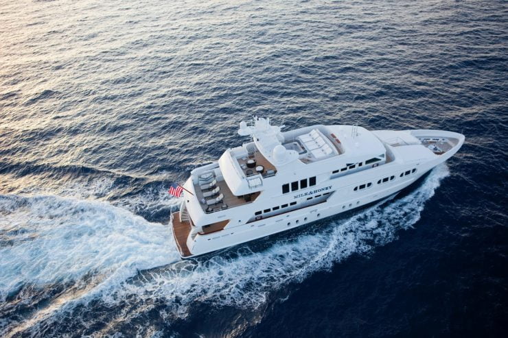 MILK & HONEY | 2003 125′ Aluminium Motor Yacht from American shipyard Palmer Johnson