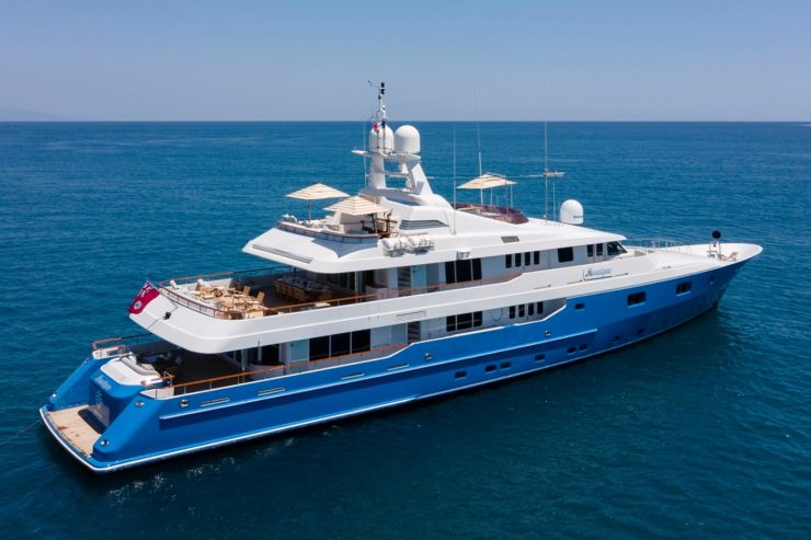 MOSAIQUE | 163′ 9″ Dubois design Steel Motor Yacht from Turkish shipyard Proteksan Turquoise