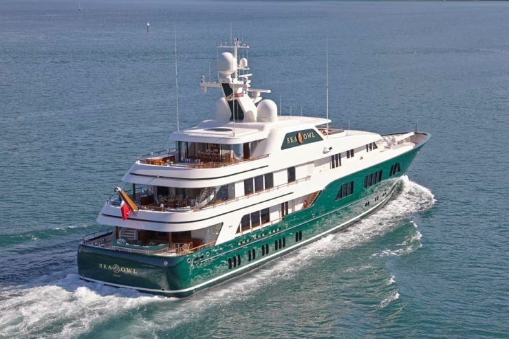 SEA OWL | 2013 203′ Steel Superyacht from Dutch shipyard Feadship