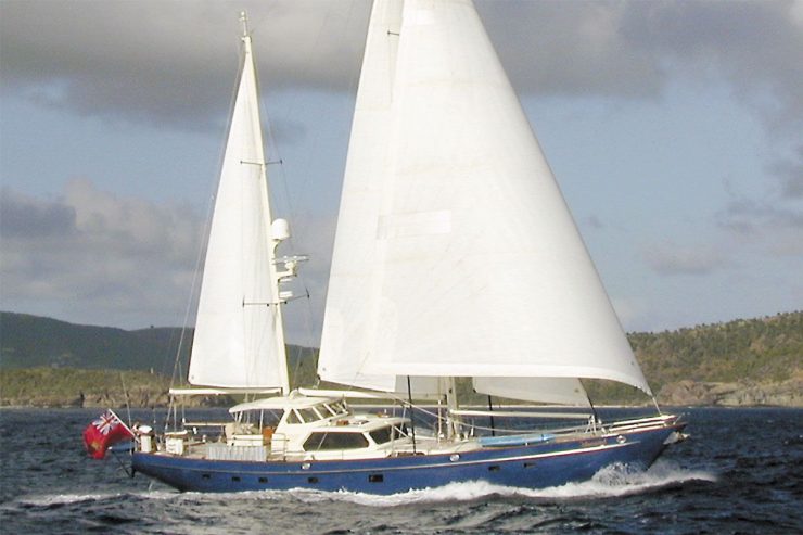 AURASTEL | 1986 27m (89ft) Steel Sail Yacht from NZ shipyard Thackwray