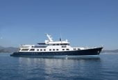 AGA 6 | 1985 47m (153ft) Luxury Custom Explorer Motor Yacht from US shipyard Nylen