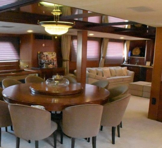 AGA 6 | 1985 47m (153ft) Luxury Custom Explorer Motor Yacht from US shipyard Nylen