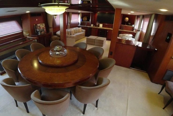 AGA 6 | 1985 47m (153ft) Luxury Custom Explorer Motor Yacht from US shipyard Nylen