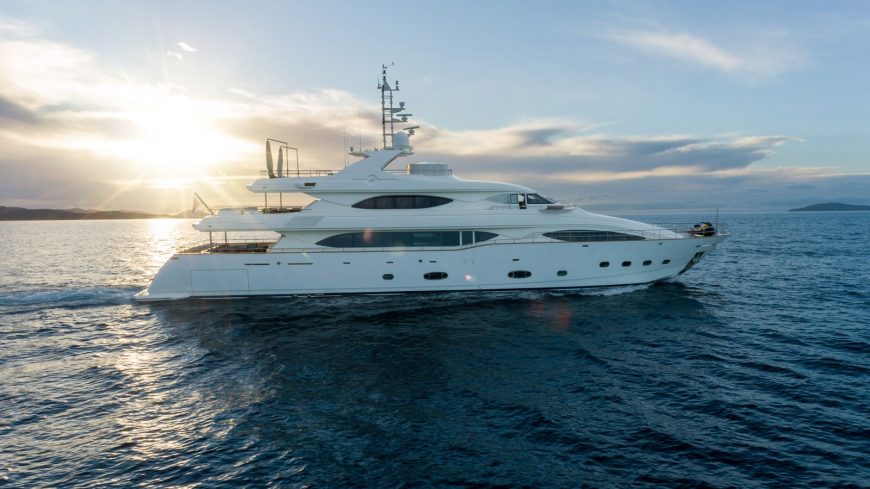 Agatha | 2006 39.01m (128′) Luxury Motor Yacht from the Italian shipyard CRN