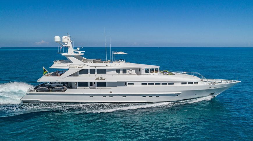 AT LAST | 1990 43.89m (144′) Luxury Aluminium Motor Yacht from Dutch shipyard HEESEN YACHTS