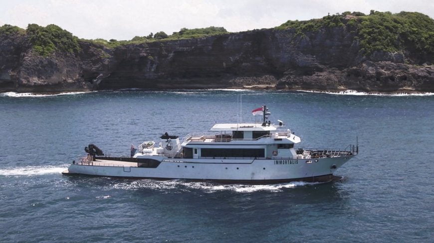 IMMORTALIS | 1996 148ft (45M) Steel Explorer Yacht built by Japanese shipyard Niigata