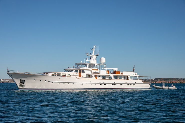 CETACEA 1970 132′ 1″ / 40.26m Classic Steel Motor Yacht from Dutch shipyard FEADSHIP