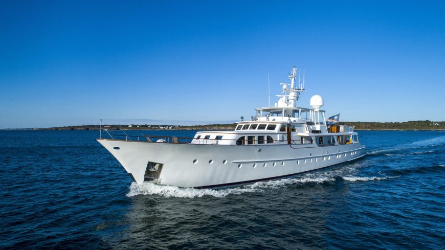 CETACEA 1970 132′ 1″ / 40.26m Classic Steel Motor Yacht from Dutch shipyard FEADSHIP