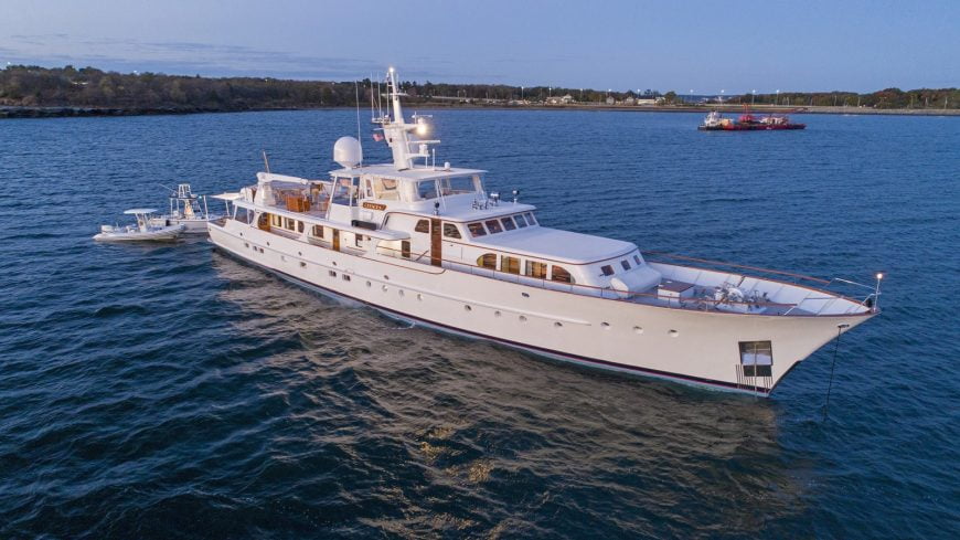 CETACEA 1970 132′ 1″ / 40.26m Classic Steel Motor Yacht from Dutch shipyard FEADSHIP