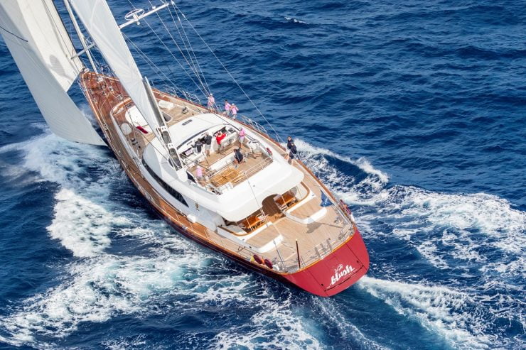 BLUSH | 2007 / 2022 45m Perini Navi Luxury Sailing Yacht