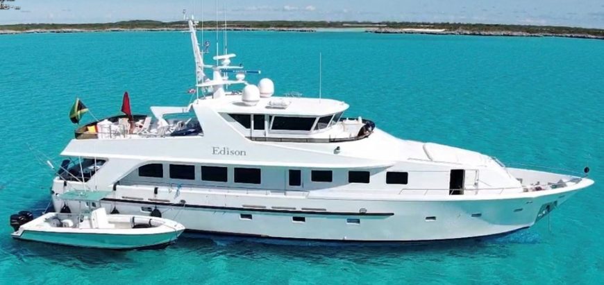 EDISON | 1990 95′ (28.96m) Motor Yacht from American shipyard ADMIRAL MARINE