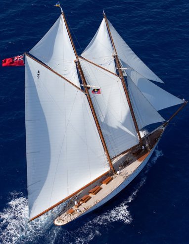 ELENA | 2009 180′ 6″ (55m) Steel Schooner Sail Yacht from Spanish shipyard FACTORIA NAVAL DE MARIN