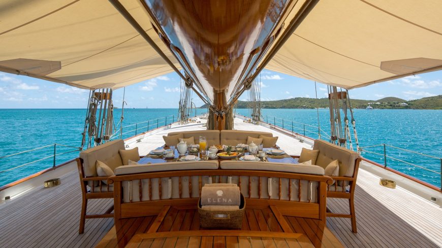 ELENA | 2009 180′ 6″ (55m) Steel Schooner Sail Yacht from Spanish shipyard FACTORIA NAVAL DE MARIN