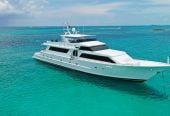 ISLAND TIME | 1991 110′ (33.53m) Motor Yacht from American shipyard BROWARD