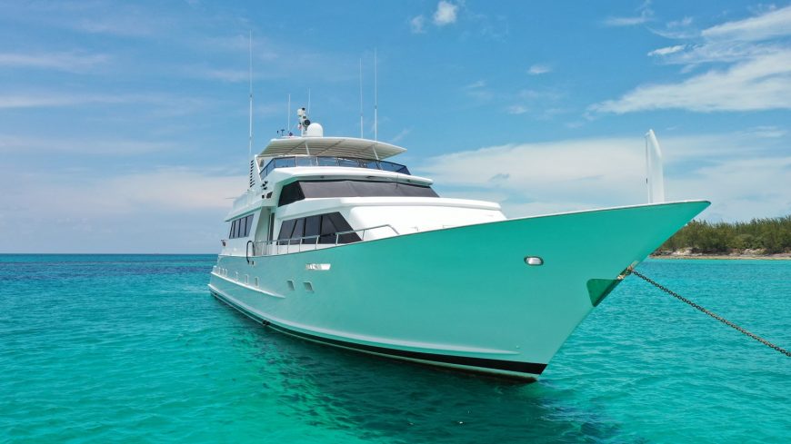 ISLAND TIME | 1991 110′ (33.53m) Motor Yacht from American shipyard BROWARD