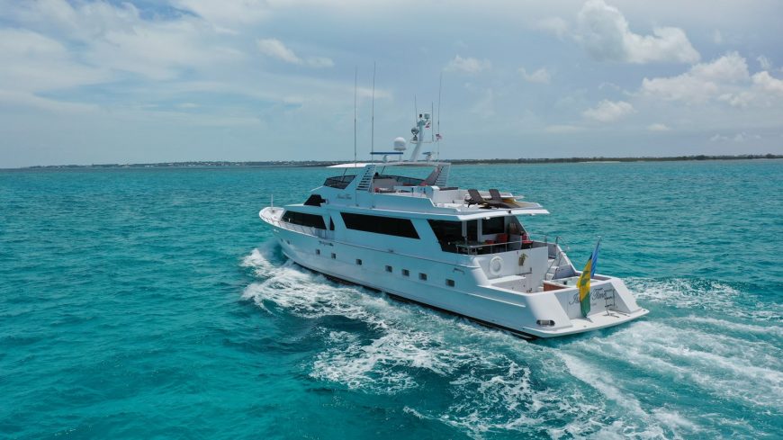 ISLAND TIME | 1991 110′ (33.53m) Motor Yacht from American shipyard BROWARD