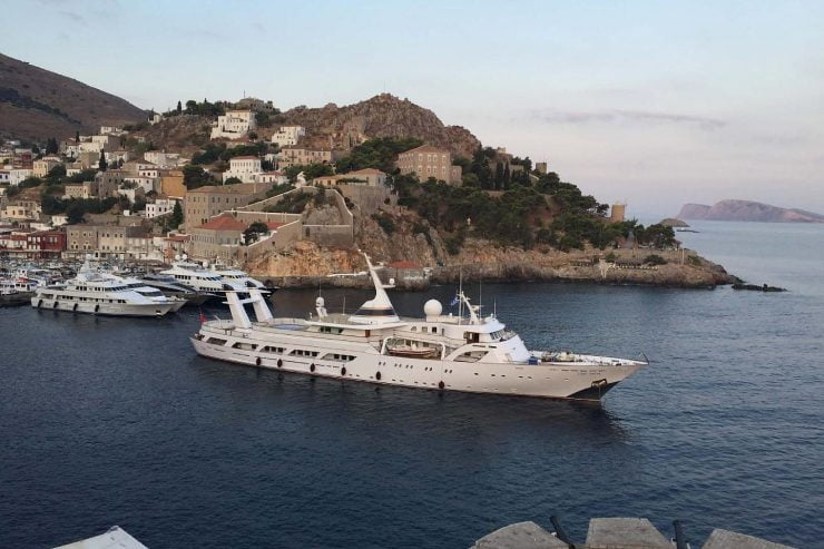 Lady Sarya | 1972 76m (250ft) Classic Steel Motor Yacht from Italian shipyard Nuovi Cantieri Apuania