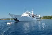 Lady Sarya | 1972 76m (250ft) Classic Steel Motor Yacht from Italian shipyard Nuovi Cantieri Apuania