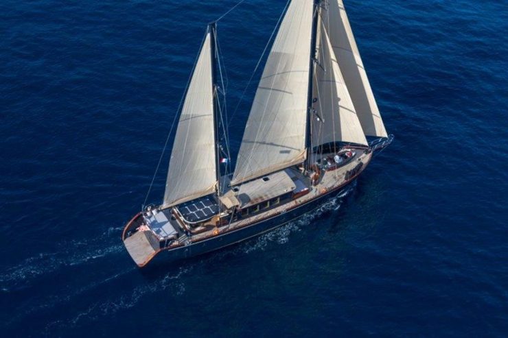 MiTi One | 2021 111′ 7″ (34m) Steel Cruising Sail Yacht from Turkish shipyard Bodrum Oguz Marin