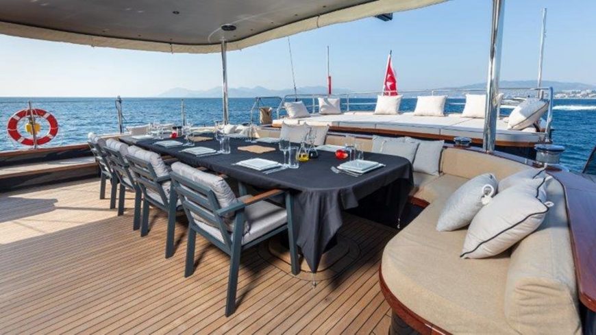 MiTi One | 2021 111′ 7″ (34m) Steel Cruising Sail Yacht from Turkish shipyard Bodrum Oguz Marin