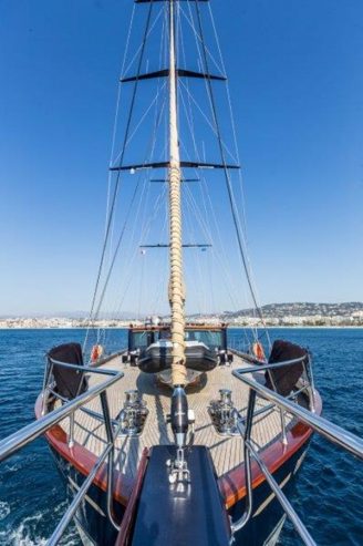 MiTi One | 2021 111′ 7″ (34m) Steel Cruising Sail Yacht from Turkish shipyard Bodrum Oguz Marin