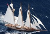 SHENANDOAH OF SARK | 1902 54.35m (178.27ft) Classic Steel Schooner Motor Sailing Yacht built by American shipyard TOWNSEND & DOWNEY