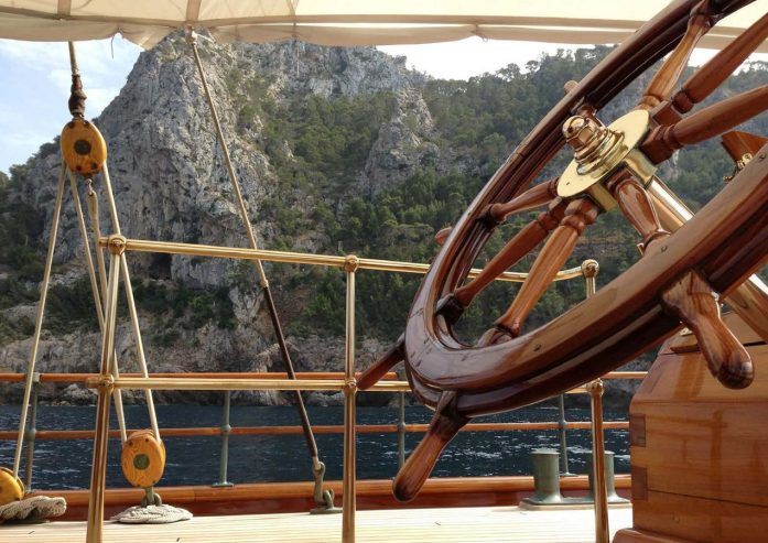 SHENANDOAH OF SARK | 1902 54.35m (178.27ft) Classic Steel Schooner Motor Sailing Yacht built by American shipyard TOWNSEND & DOWNEY