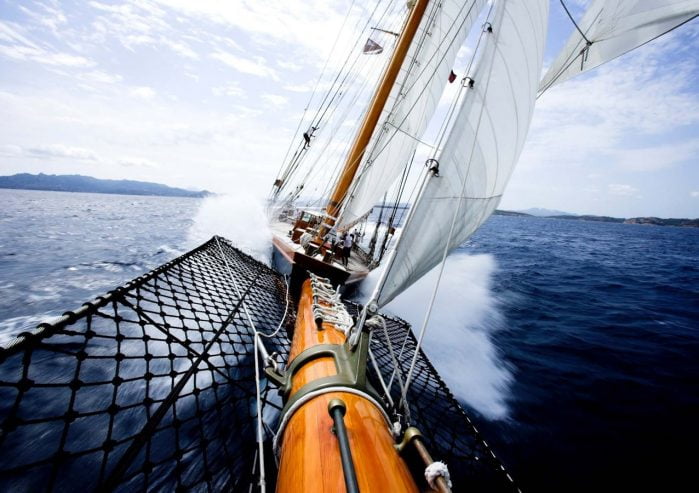 SHENANDOAH OF SARK | 1902 54.35m (178.27ft) Classic Steel Schooner Motor Sailing Yacht built by American shipyard TOWNSEND & DOWNEY