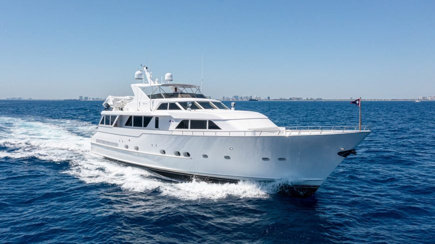 SIRENE | 1990 83′ (25.3m) Motor Yacht from American shipyard Burger