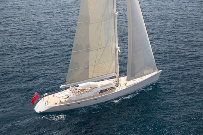 SPIIP | 2000 43.22m (112′4″) Luxury Aluminium Sloop Sail Yacht from Dutch shipyard ROYAL HUISMAN