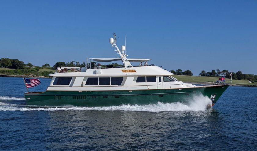 STARLIGHT | 2003 106′ (32.31m) RAY HUNT design Motor Yacht from American shipyard Palmer Johnson